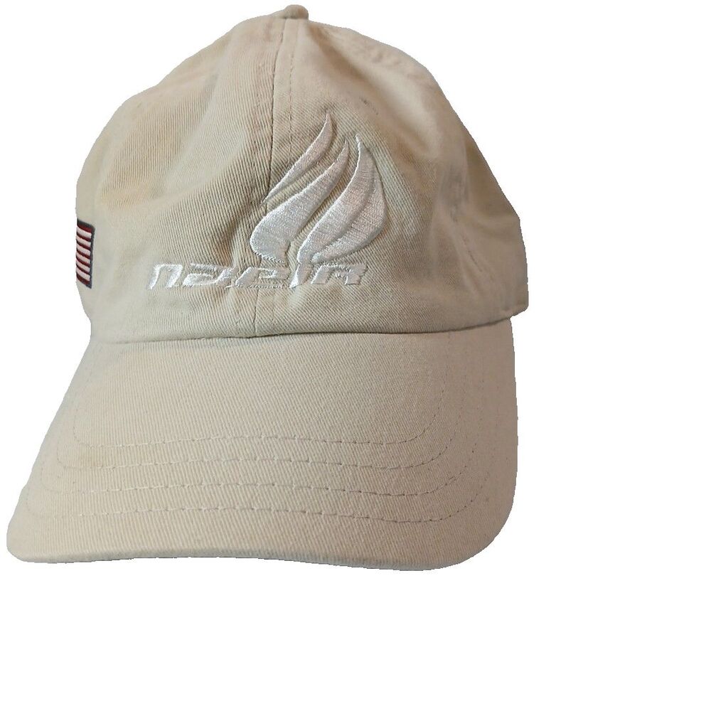 Naeir Tan Hat Adjustable  With Flag On Side